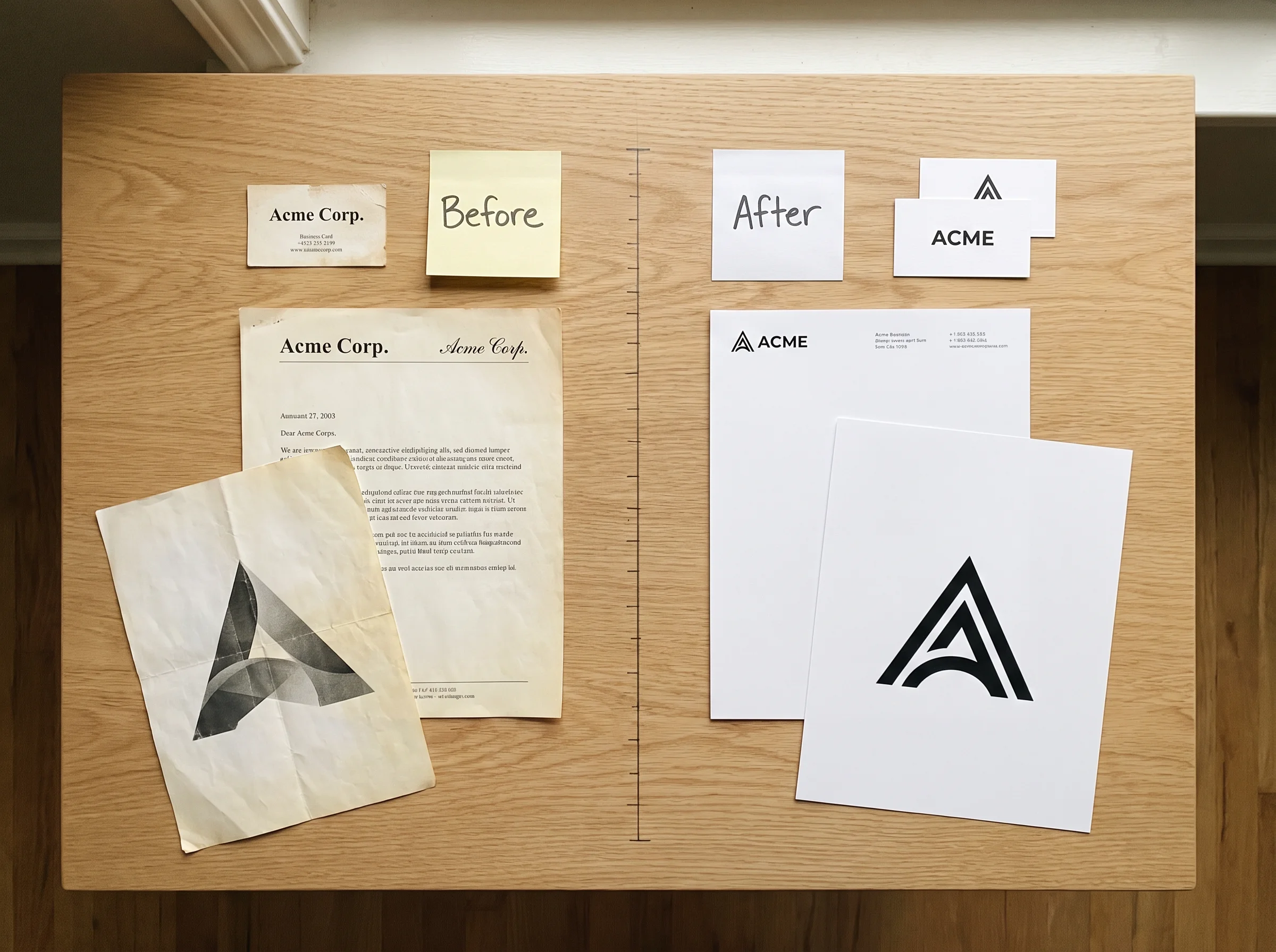 Tarn House brand refresh comparison